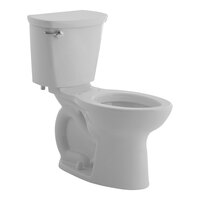 American Standard Cadet PRO Right Height 215AB004.020 White Vitreous China Floor-Mount Chair Height Elongated Toilet with 10" Rough-In - 1.6 GPF