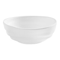 American Metalcraft Marra 13 oz. Cloud White Round Melamine Bowl