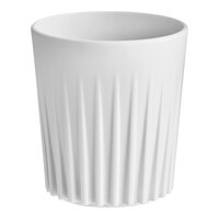 World Centric ZeroWare Reusable 12 oz. PLA White Cup - 5/Pack