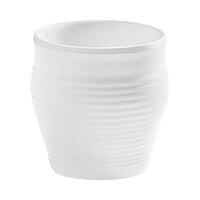 American Metalcraft Marra 4 oz. Cloud White Round Melamine Pot