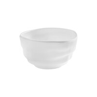 American Metalcraft Marra 6 oz. Cloud White Round Melamine Bowl