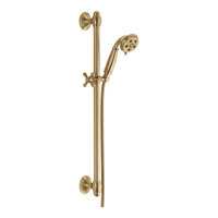 Delta Faucet 51308-CZ H2Okinetic Champagne Bronze 3-Setting Slide Bar Handheld Shower - 1.75 GPM