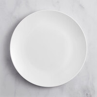 Visions 10" White Round Plastic Coupe Plate - 120/Case