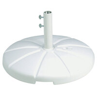 Grosfillex US602104 White Resin Umbrella Base for Table Use