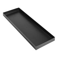 American Metalcraft Black Twilight 29 3/4" x 10 1/2" x 2" Rectangular Metal Market Tray