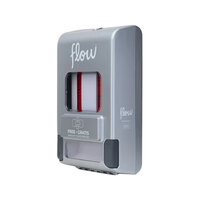 Aunt Flow DISP-DPAD-2 Model P Chrome ABS Resin Wall-Mount No Coin Sanitary Napkin Dispenser