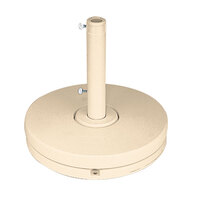 Grosfillex US607066 70 lb. Sandstone Market Umbrella Base for Freestanding Use