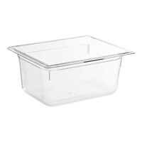 Vollrath 8026410 Super Pan® 1/2 Size Clear Polycarbonate Food Pan - 6" Deep