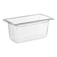 Vollrath 8036410 Super Pan® 1/3 Size Clear Polycarbonate Food Pan - 6" Deep