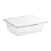 Vollrath 8024410 Super Pan® 1/2 Size Clear Polycarbonate Food Pan - 4" Deep