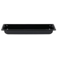 Vollrath 8052420 Super Pan® 1/2 Size Long Black Polycarbonate Food Pan - 2 1/2" Deep