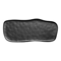 Delfin Marisol Buffet from Steelite International 27" x 12" Black Melamine Sandwich Platter - 6/Case