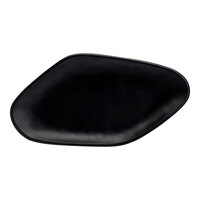 Delfin Marisol Buffet from Steelite International 15" x 8" Black Melamine Oval Platter - 6/Case