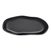 Delfin Marisol from Steelite International 15" x 6 3/8" Black Melamine Slider Tray - 12/Case