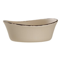 Delfin Marisol Rustic from Steelite International 9.75 oz. Sand Shell Melamine Fruit Bowl - 12/Case