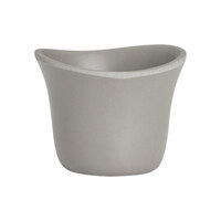 Delfin Marisol from Steelite International 1.5 oz. Driftwood Gray Melamine Sauce Dish - 24/Case