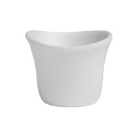 Delfin Marisol from Steelite International 1.5 oz. White Melamine Sauce Dish - 24/Case