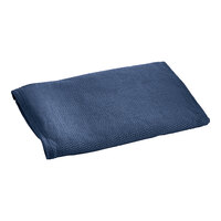Berkshire Hospitality knit2fit 75" x 79" x 9" King Size Bluestone Polyester / Spandex Diamond Box Spring Cover - 12/Case