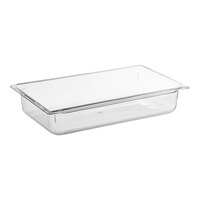 Vollrath 8004410 Super Pan® Full Size Clear Polycarbonate Food Pan - 4" Deep