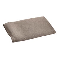 Berkshire Hospitality knit2fit 75" x 79" x 9" King Size Pecan Polyester / Spandex Diamond Box Spring Cover - 12/Case