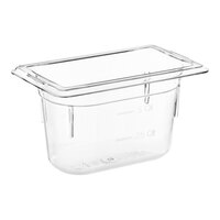 Vollrath 8094410 Super Pan® 1/9 Size Clear Polycarbonate Food Pan - 4" Deep