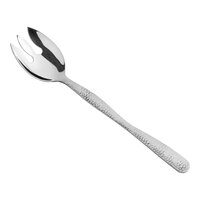 American Metalcraft HM12NOT 12" Hammered Stainless Steel Notched Spoon