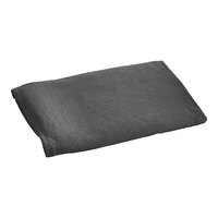 Berkshire Hospitality knit2fit 75" x 79" x 9" King Size Ember Polyester / Spandex Diamond Box Spring Cover - 12/Case