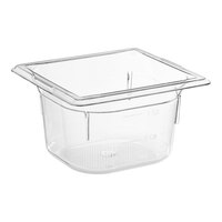 Vollrath 8064410 Super Pan® 1/6 Size Clear Polycarbonate Food Pan - 4" Deep