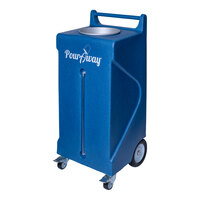 PourAway Cadet Deluxe 456805 30 Gallon Granite Blue HDPE Rectangular Liquids Disposal Receptacle