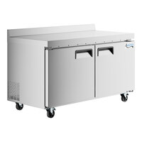 Avantco AWT-60R 60" Worktop Refrigerator with 3 1/2" Backsplash