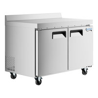 Avantco AWT-48F 48" Worktop Freezer with 3 1/2" Backsplash