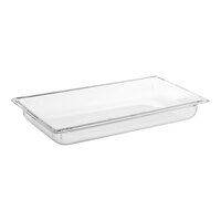 Vollrath 8002410 Super Pan® Full Size Clear Polycarbonate Food Pan - 2 1/2" Deep