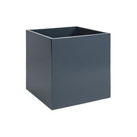 room360 New York RWA013BLW20 8 Qt. Peacock Resin Cube Wastebasket - 2/Case