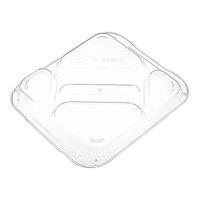 Araven Translucent Polypropylene 5 Compartment Food Tray Cover 91050