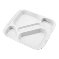 Araven White Polycarbonate 5 Compartment Food Tray 01052