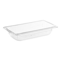 Vollrath 8032410 Super Pan® 1/3 Size Clear Polycarbonate Food Pan - 2 1/2" Deep