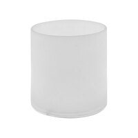 room360 Nassau RWA011FRR10 6.5 Qt. Ice Resin Cylinder Wastebasket - 2/Case