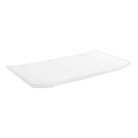 room360 Nassau 15" x 9" Ice Resin Amenity Tray - 2/Case