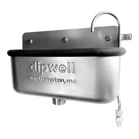 Dipwell D10S1 10" Ice Cream Dipper Well with Faucet