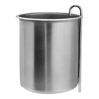 Dipwell D6D 6 1/8" Round Deep Drawn Drop-In Ice Cream Dipper Well with Faucet