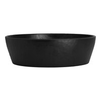 Creations Cali from Steelite International 16.5 oz. Black Melamine Round Bowl - 12/Pack