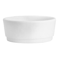 Creations Cali from Steelite International 2 7/8" 2 oz. White Melamine Round Dish - 24/Case