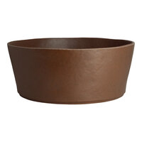 Creations Cali from Steelite International 3.5 Qt. Redwood Melamine Round Bowl - 6/Case