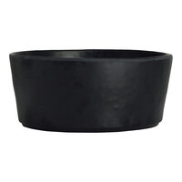 Creations Cali from Steelite International 17.5 oz. Black Melamine Round Bowl - 12/Pack