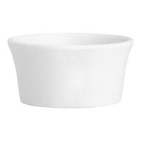 Creations Cali from Steelite International 1.5 oz. White Melamine Round Dish - 24/Case