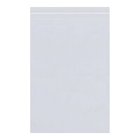 Lavex 7" x 10" 4 Mil Clear Reclosable Polyethylene Bag - 1000/Case