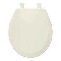 Bemis 500EC 346 Round Biscuit Enameled Wood Toilet Seat and Lid with Easy·Clean® Hinges