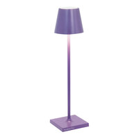 Zafferano America Poldina Pro Micro 10 7/8" Lilac Cordless Rechargeable Table Lamp