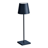 Zafferano America Poldina Pro 15" Steel Blue Cordless Rechargeable Table Lamp