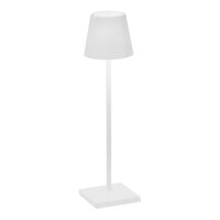 Zafferano America Poldina Pro Micro 10 7/8" White Cordless Rechargeable Table Lamp